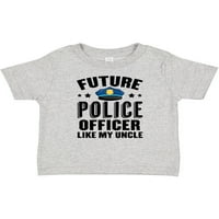 Inktastični budući policajac poput mog ujaka poklona dječaka ili majica za bebe