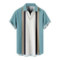 Okrenite mužjak ljetne havajske majice Ležerne prilike odvojite košulju kratkih rukava