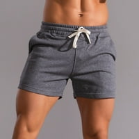 Inleife Sportske kratke hlače Muška čišćenja Muški čvrsti pamuk Trokrevetne hlače Sportske elastične