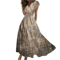 SendKeelwomen's duga haljina Maxi haljina casual haljina šifonske haljine ljuljačka haljina od pune
