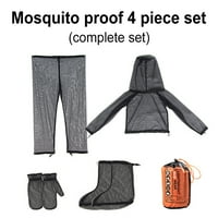 Set planinarski odijelo Protapača mosquito-propuštana kapuljača za zaštitu od repelentne noge za zaštitu