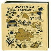 Antigua & Barbuda Mapa reljefne fotografije Fotografije albuma 4x6