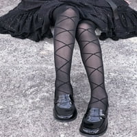 Ženski uzorak tajice dvostruke G slova FRmOvene čarape Stripe bedrine visoke čarape Cosplay kostimi