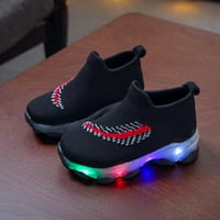 Vedolay Toddler Light Up cipele Djevojke cipele Bling Girls Light Baby Svjetlosni sportski dječaci LED