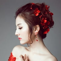 Jiaroswwei ženski modni cvjetovi Fau Pearl perle dlake za glavu za glavu mladenke