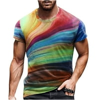 Majice kratkih rukava za muškarce Muška unise dnevna majica 3D ispis grafički otisci Križni ispis kratkih