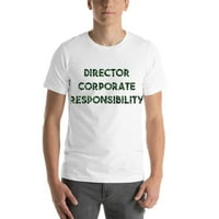 Camo režiser Korporativna odgovornost Kratka rukava pamučna majica po nedefiniranim poklonima