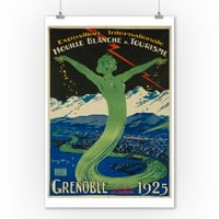 Izložba Houille Blanche & Tourisme - Grenoble Vintage poster Francuska C