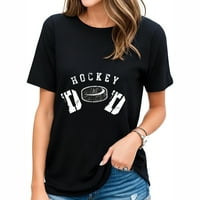 Hockey tata majica Funny Cool Hockey Puck Graphic Tee za momke