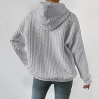 Dorkasm ženski dukseci Soild grafički duksevi za žene Y2K jeseni prevelizirani džemperi Ženske zglobove