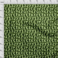 Onuone poliester Lycra Zelena tkanina apstraktna prestajnog materijala Ispisuje šivanje tkanine sa dvorištem