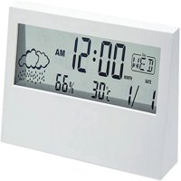 Indoor digitalni sat termometar Budilica Sat satom LCD-a u sedmici Jednostavan za čitanje kalendarskih
