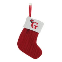 Yasu Božićne čarape lako se objesiti na božićno čarapa vezeno pismo sa visećim konopom privlačnim božićom