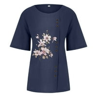 Majice za žene, proljeće i ljetne majice, pune boje casual bluza vrhovi ženskih tunika vrhova labavih