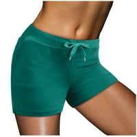 SHPWFBE Ženske kratke hlače Hlače Žene sa džepovima Vježbajte aktivne sportske kratke hlače Atletski
