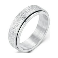 HOMCHY prstenovi od nehrđajućeg čelika za žene Moon Star Rings Rejuejung Band prsten set
