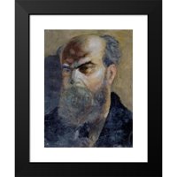 Frédéric Auguste Cazals Crni moderni uokvireni muzej umjetnički print pod nazivom - Portret Paul Verlaine,