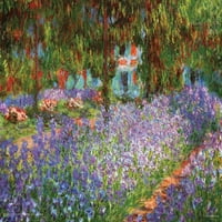 Claude Monet - irise u Monetovom vrtu posteri 17 11