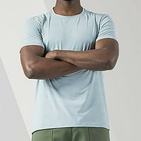 Fabiurt Muške sportske košulje Muški kratki rukav Summer Nova ledena svilena majica Leisure Sports Fitness