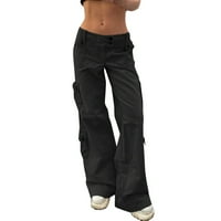 Ženske pantalone ženske baggy teretne hlače Streetwewwer Hop Joggers Duksericke nacrtaju casual labave