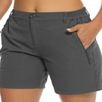 Haite Bermuda kratke hlače za žene Solid Boja Ljetne kratke hlače Elastična struka Sportska plaža kratka