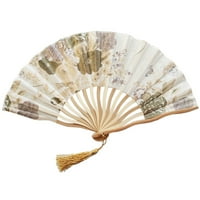IOPQO ventilatori kineski stil ručni ventilator bambuo papir sklopivi ventilator ventilator za vjenčanje