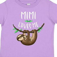 Inktastični mimi voli me slatka lenjost i dječja majica za djecu za bebe