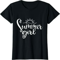 Ljetna djevojka slatka volim ljetnu majicu za odmor za sunčanje