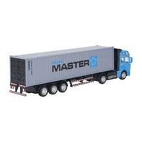 Express prijevoznik, šareni plavi kontejner kamion igračka za kuću za dijete