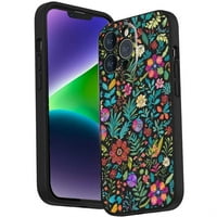 Boemian-Bright-Colorful-foliage-boho-lijepo-cvjetna-umjetnička telefonska telefona, deginirana za iPhone