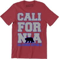 Republic Muškarci Top Cali Grizzly Bear Ca Ca Flag Souvenir State Majica
