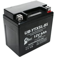 UPSTART Zamjena baterije za KTM EXC, Racing Fabrika 400CC aktivirana, bez održavanja, motociklistička baterija - 12V, 4Ah, UB-YTX5L-BS
