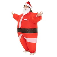 BANGHONG HIĆ BOŽIĆ SAANTA Claus odijelo za djecu, božićna cosplay party smiješna odjeća bijela brada