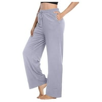 Ženske hlače Duge Pajamas Sport pantalone Ležerne prilike pune udobne boje Yoga Pant