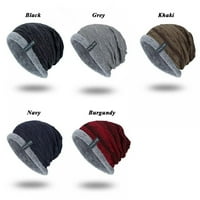 Popvcly Winter Hat Plish da biste bili topli akril visokokvalitetni materijali pleteni vuneni šešir