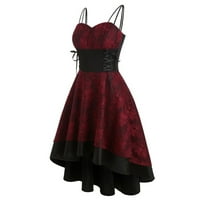 Halloween Dresse for Womens Renesance Gotičke haljine Srednjovjekovne viktorijanske vintage haljine