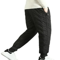 Avamo muške hlače patentne pantalone za džepne pantalone Elastična struka Drće Jogger Plish Dukset Ležerne