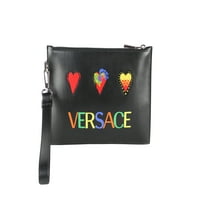 Versace Mala glatka koža vezena srčana patch logotip torbu za ručnu kugle