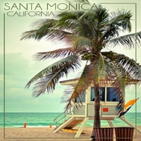 Santa Monica, Kalifornija, Spasilačka baraka i palma