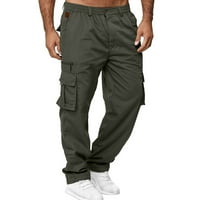 Muškarci Sve sezone FIT PANT Ležerne prilike sav sve čvrsti džepni pantalona u boji Fashions Plaža Ravna