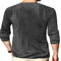 Haite Men majica Pisma ispisana bluza dugih rukava majice Muški pulover Muški 3D digitalni tisak Basic