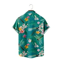 Ljetni crtić cvjetni cvjetni havaji Popularna izlaska majica Slim opuštena za uniseks
