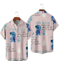 Disney Lilo & Bowtch majica s kratkim rukavima djecu odrasli Havajska majica casuni majica majice božićne