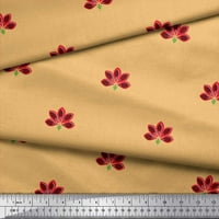 Soimoi pamučna voile tkanina umjetnička cvjetna tiskana šivanje tkanine širine
