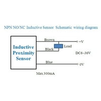 Induktivni prekidač blizine, snažni detektor prekidača za performanse Izvrsna izrada za 36VDC za ispis