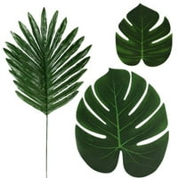Tema dekoracija listova tropska havajska imitacija umjetna mamina dekor umjetne paprati za cvjetne aranžmane