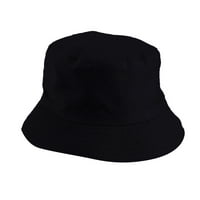 Baycosin Unise dvostruko nošenje Reverzibilni kantu Hat Trendy Pamuk Twill Canvas Kapa za pecanje