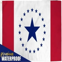 Mississippi premium vodootporna poliesterska zastava 3'x5 'izdržljiva podebljana