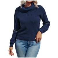 Pad džempera za žene modne žene dugih rukava pulover patchwork labav duks duks na vrhu prodaja ili čišćenja