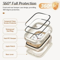 Vodootporna Apple Case za zaštitu ekrana SE series, zaštitni stakleni poklopac za lice + nazad branik